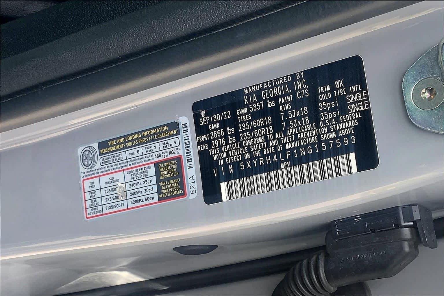 Certified Used 2022 Wolf Gray Kia EX image 32