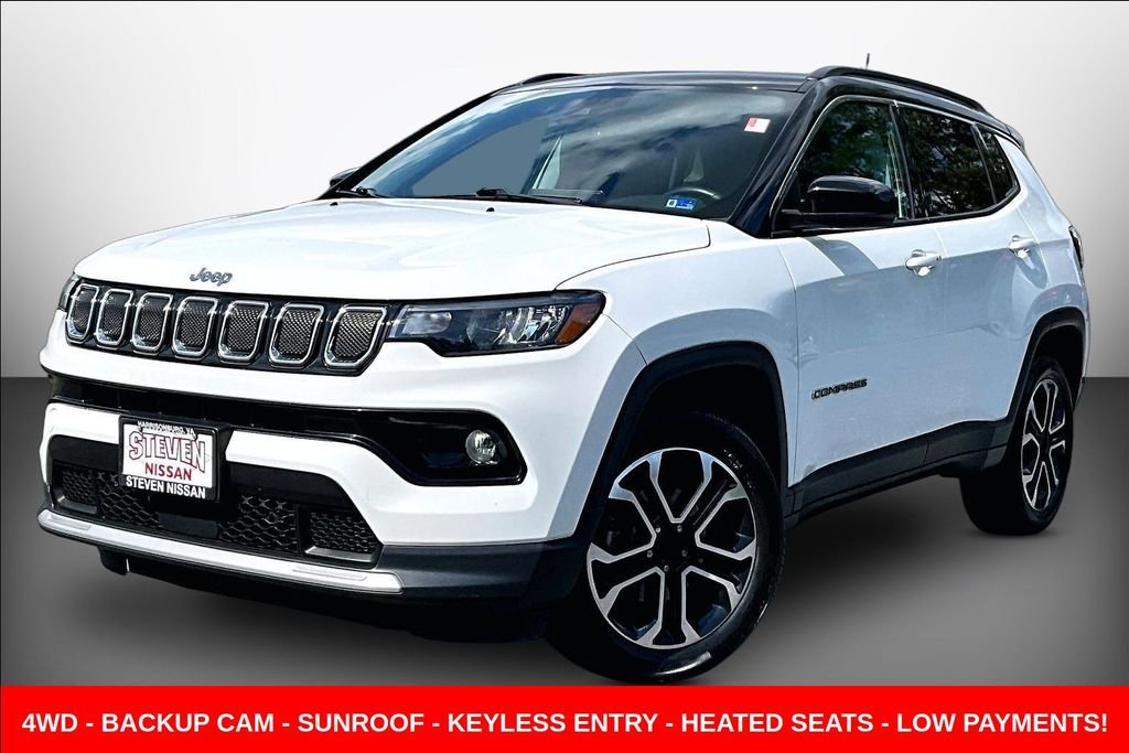 Used 2022 White Jeep Limited image 3