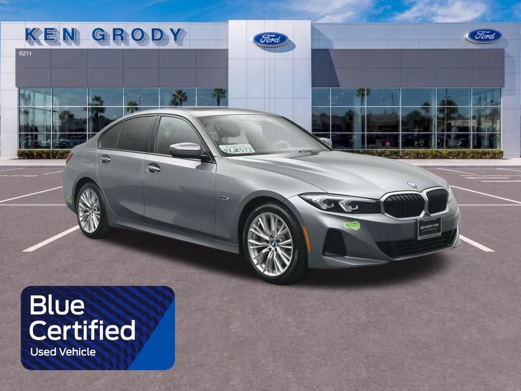 Certified Used 2023 Gray BMW 330e iPerformance image 1