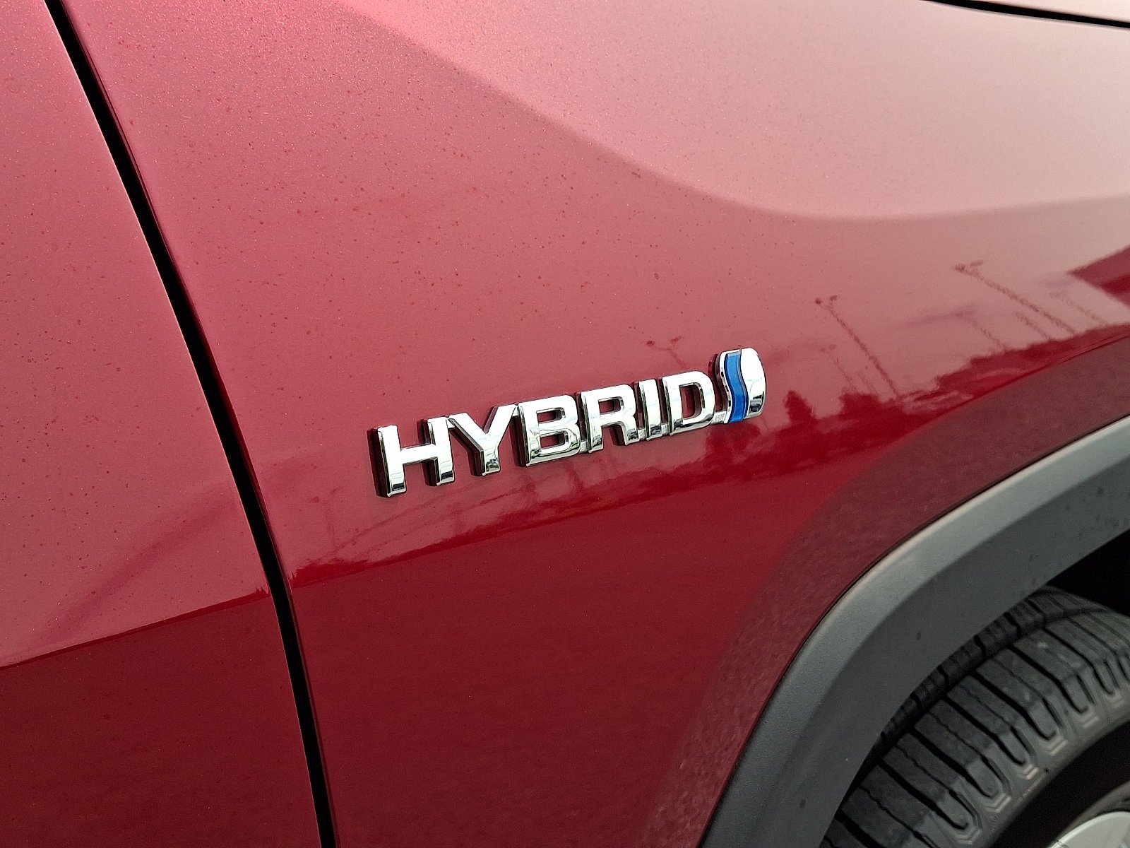 Used 2021 Ruby Flare Pearl Toyota Hybrid XLE image 31