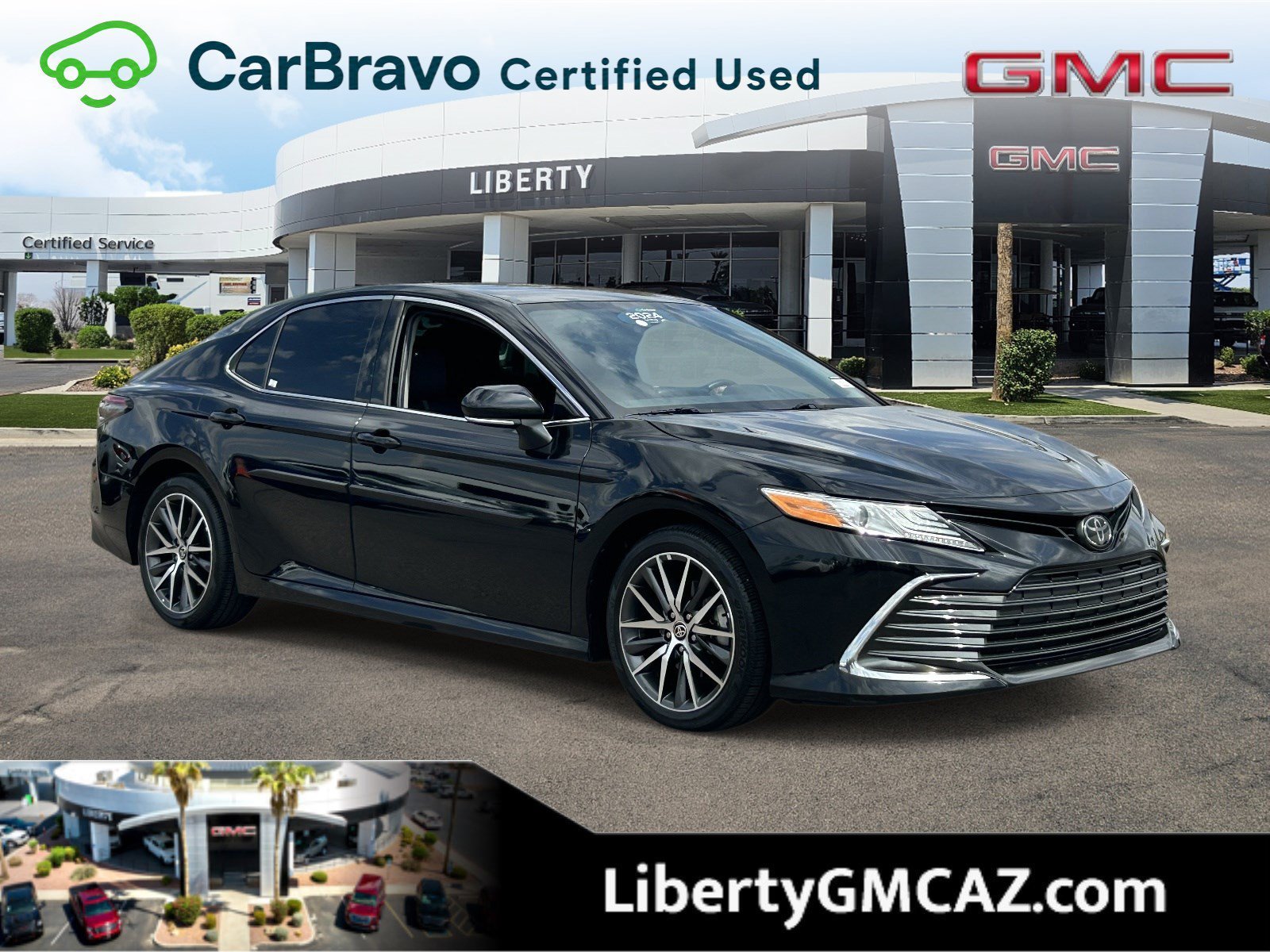 Used 2024 Black Toyota XLE image 1