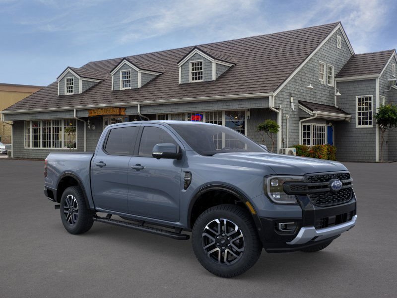 New 2024 Azure Gray Metallic Tri-Coat Ford LARIAT image 7