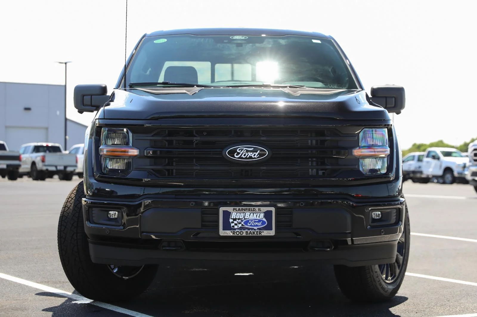 New 2026 Agate Black Metallic Ford XLT image 2