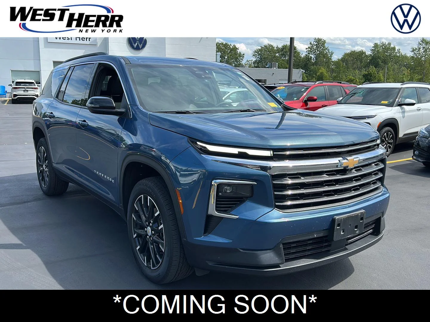 Used 2025 Lakeshore Blue Metallic Chevrolet AWD LT image 1