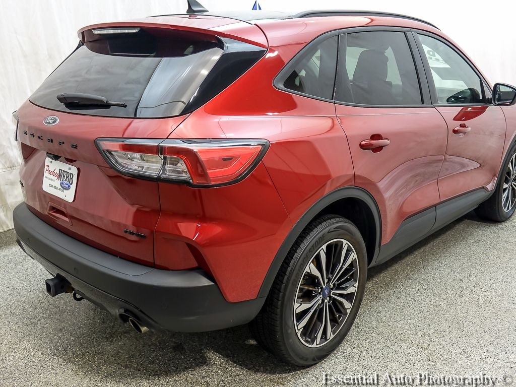 Certified Used 2022 Red Metallic Ford SEL image 8
