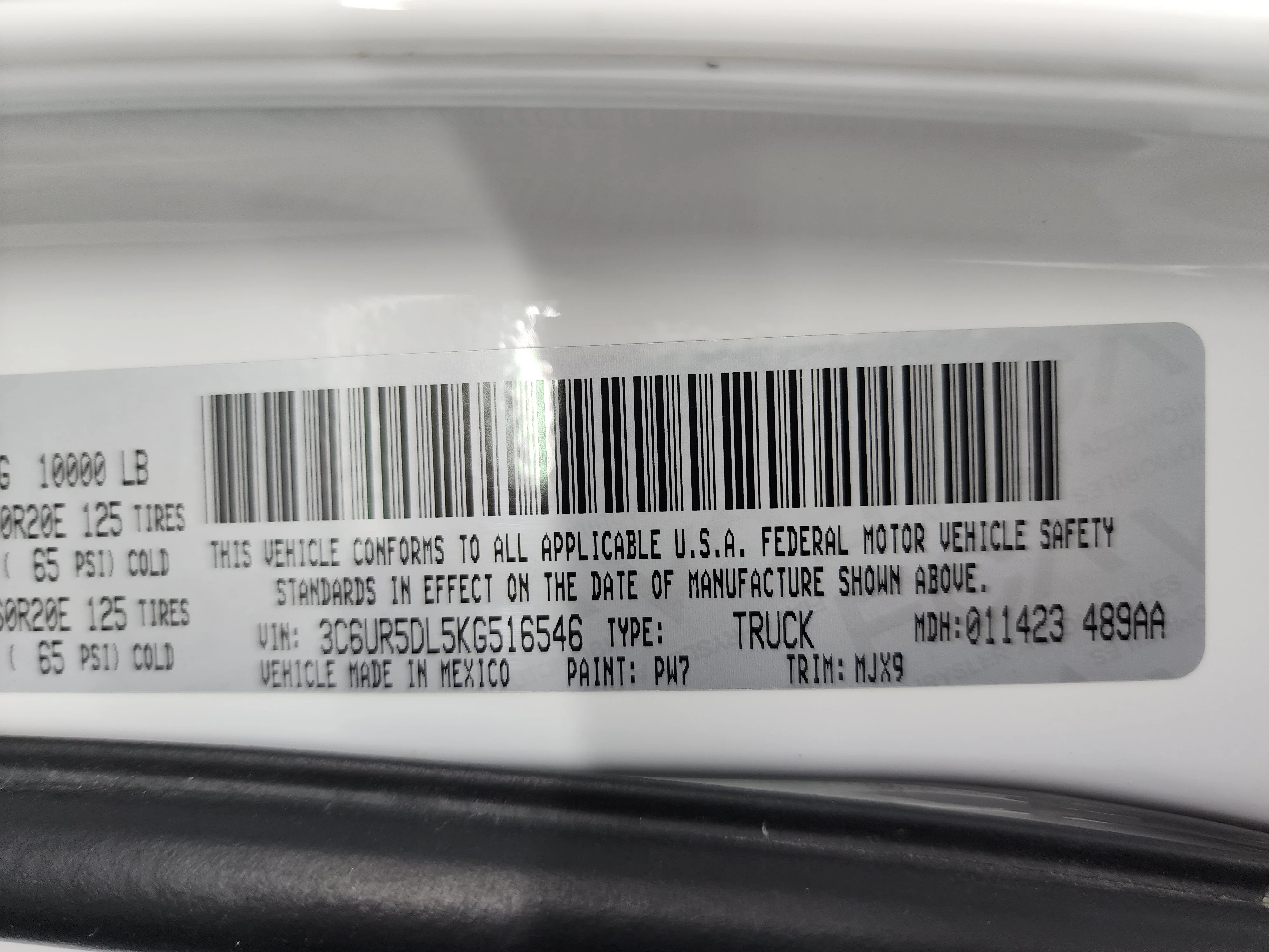 Used 2019 Bright White Clearcoat Ram Big Horn image 60