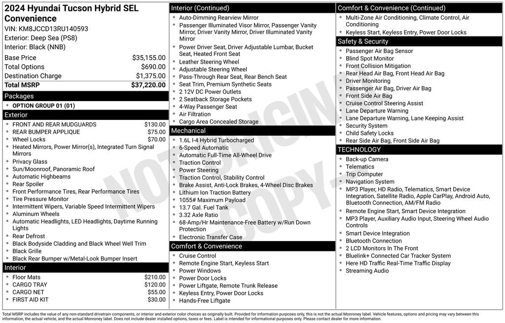 Used 2024 Blue Hyundai SEL Convenience image 27