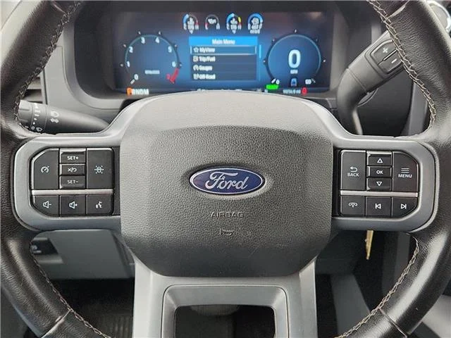 Used 2024 Atlas Blue Metallic Ford XLT 4x4 SuperCrew Cab 5.5 ft. box 145 in. WB image 19