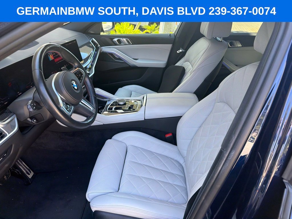 Certified Used 2024 Tanzanite Blue II Metallic BMW M60i image 8