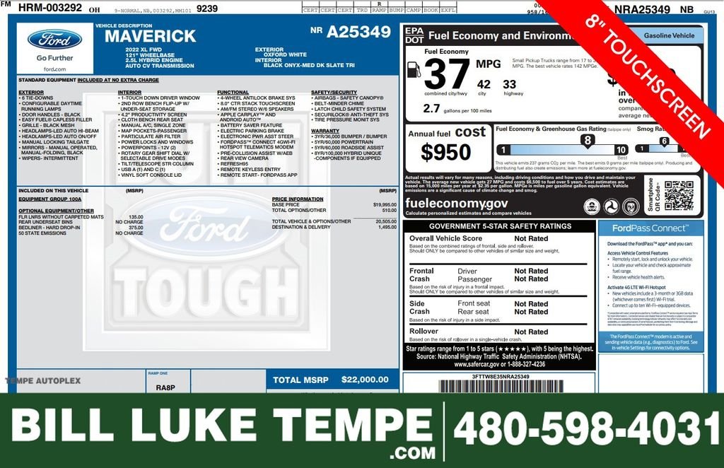 2022 Ford Maverick XL