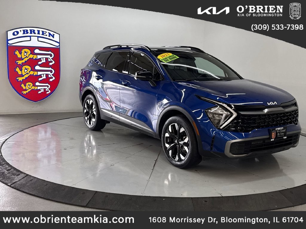 Used 2023 Sapphire Blue Kia X-Line image 1