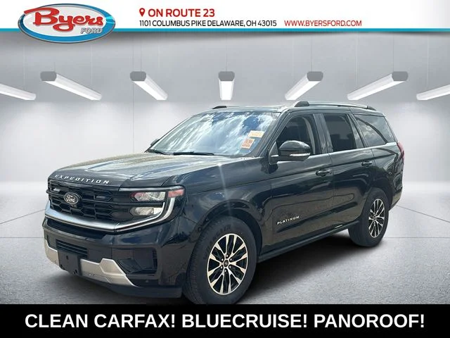 Used 2025 Black Ford Platinum image 1