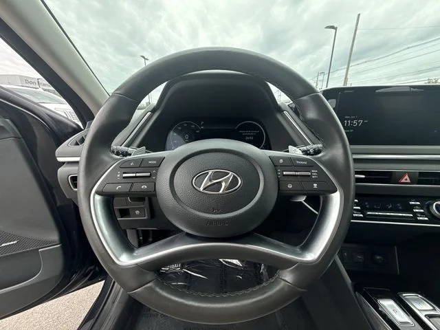 Used 2023 Blue Hyundai Limited image 14