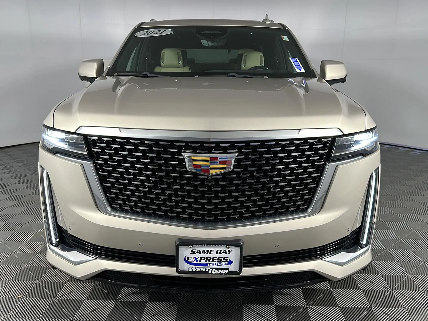 Used 2021 Sandstone Metallic Cadillac Premium Luxury image 2