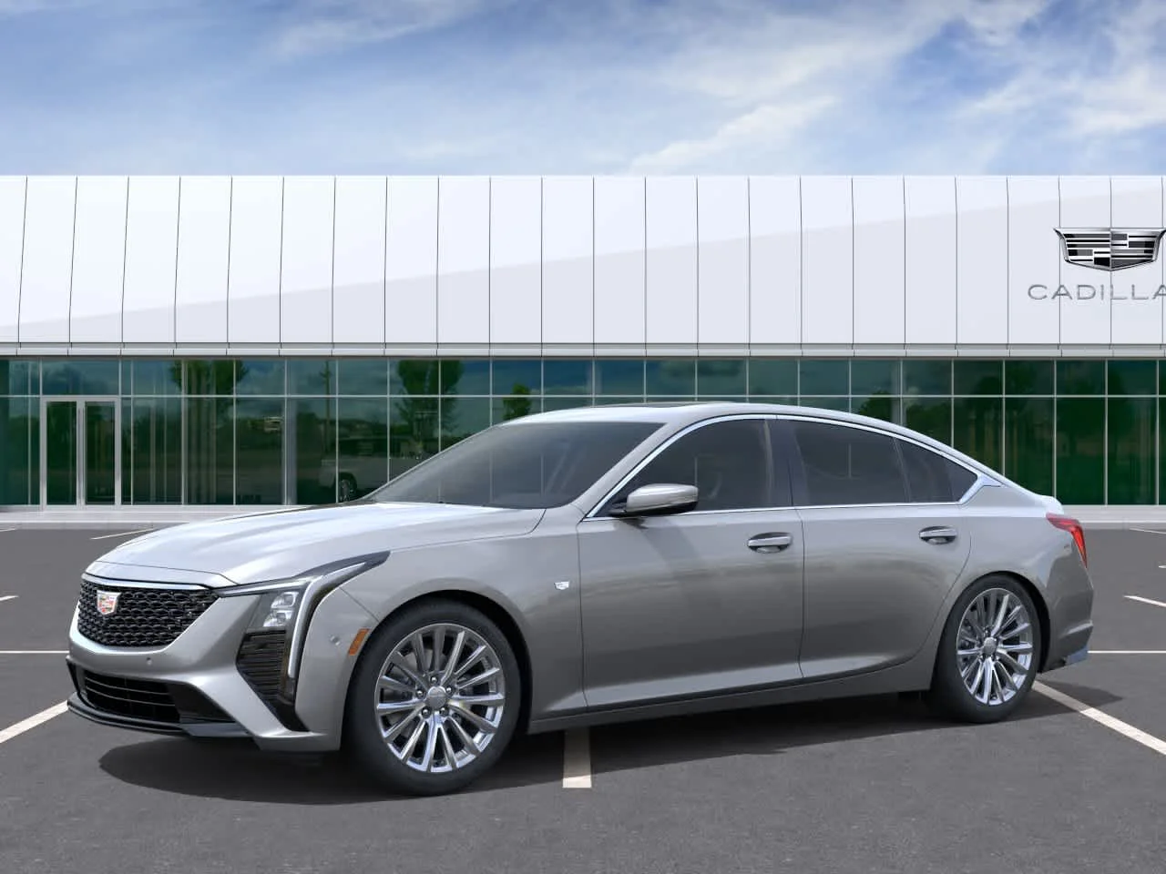 New 2026 Argent Silver Metallic Cadillac Premium Luxury image 2