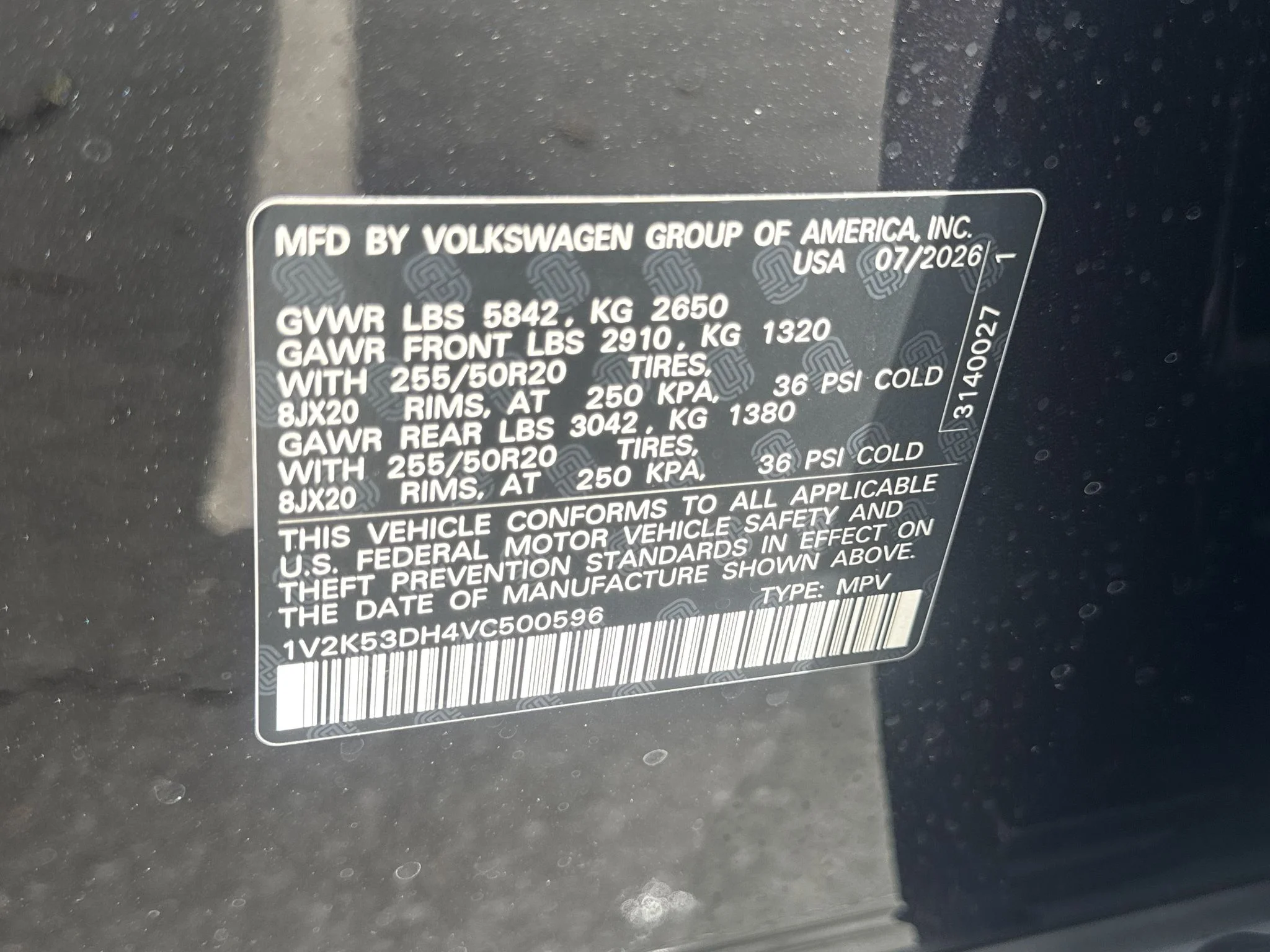 New 2027 Deep Black Pearl Volkswagen SE w/Technology image 35