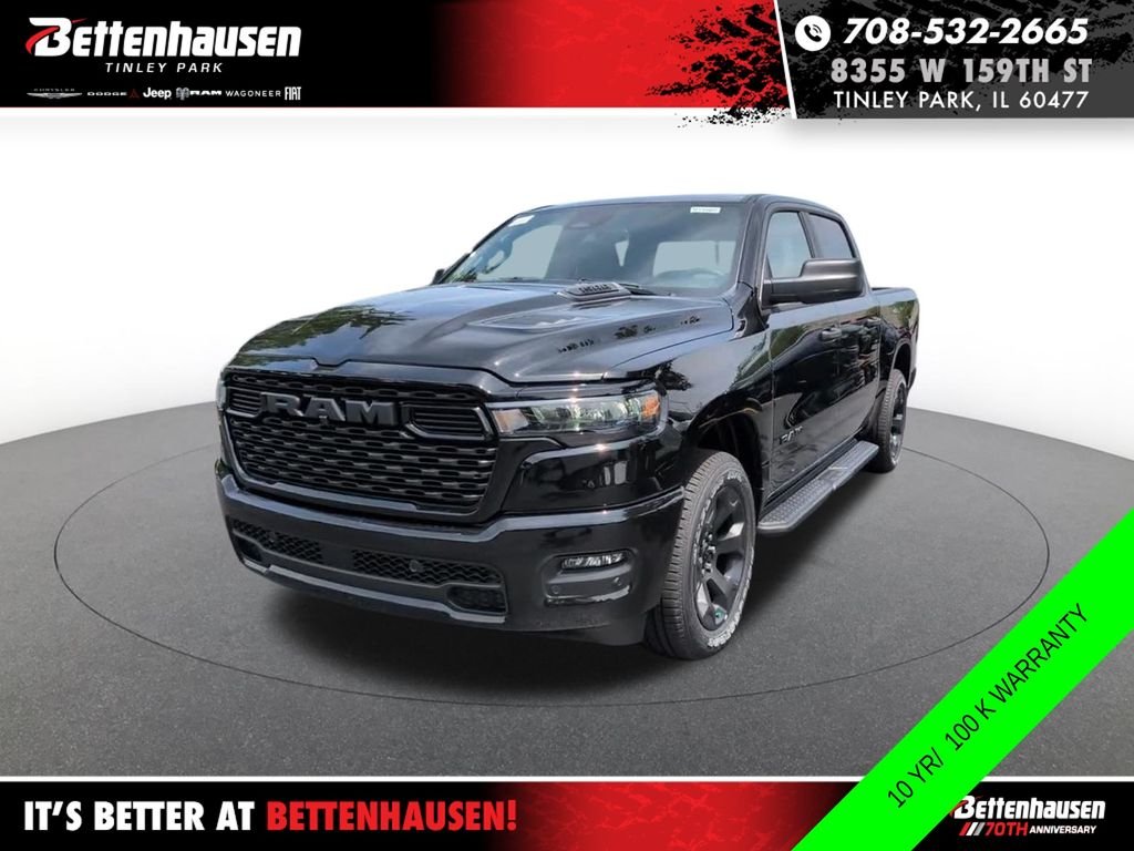 New 2026 Diamond Black Crystal Pearl-Coat Exterior Paint RAM Express image 1