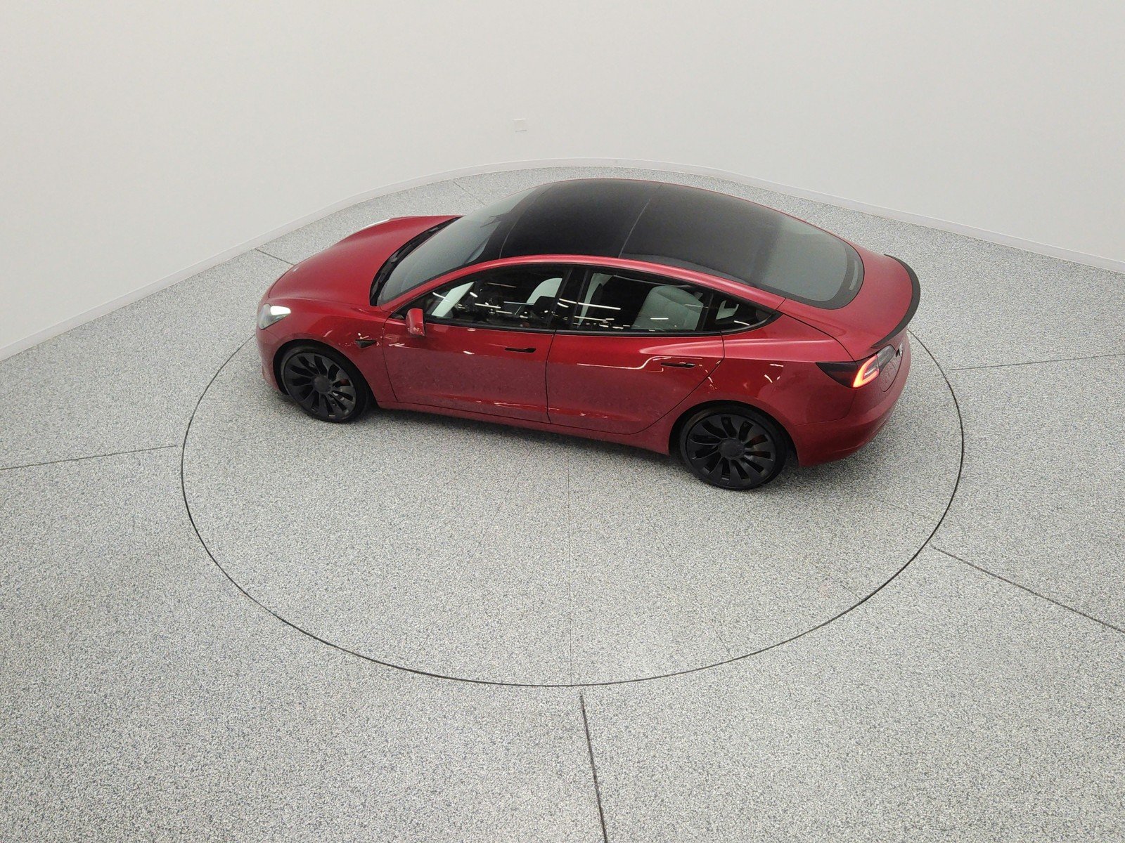Used 2022 Red Multi-Coat Tesla Performance AWD image 16