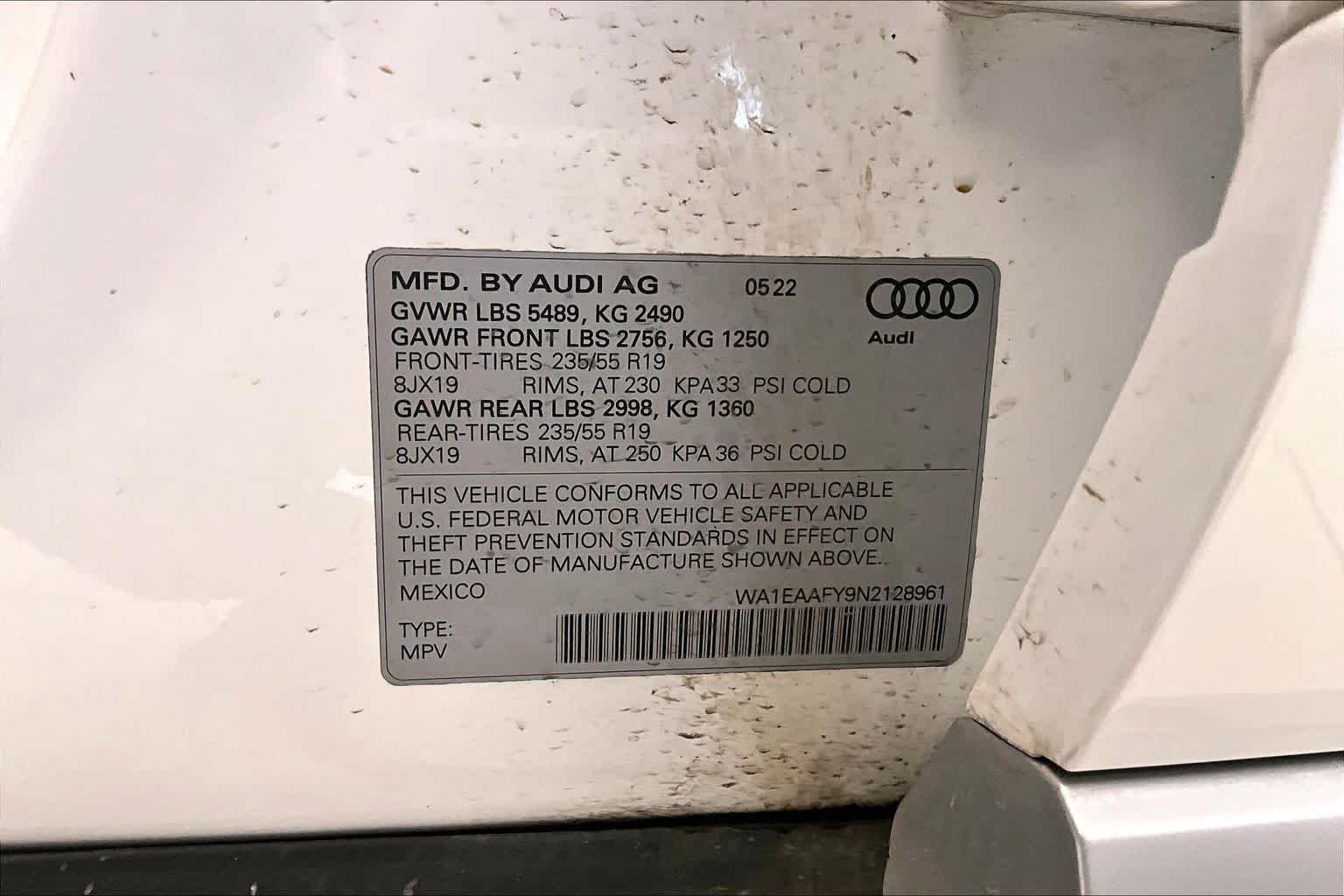 Used 2022 Ibis White Audi S line Premium Plus image 32