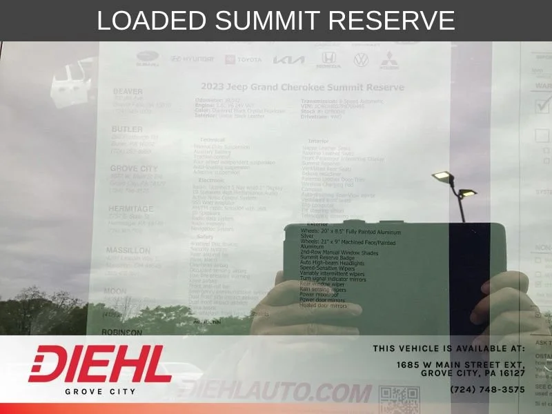 Used 2023 Black Jeep Summit image 17