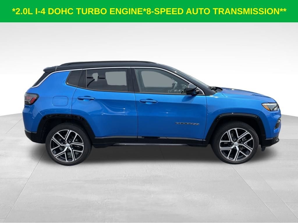 Used 2024 Hydro Blue Pearlcoat Jeep Limited image 5