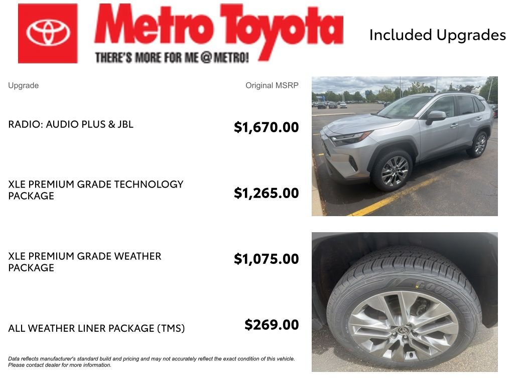 Used 2022 Silver Toyota XLE Premium image 4