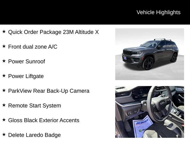 Used 2023 Gray Jeep Altitude X image 8