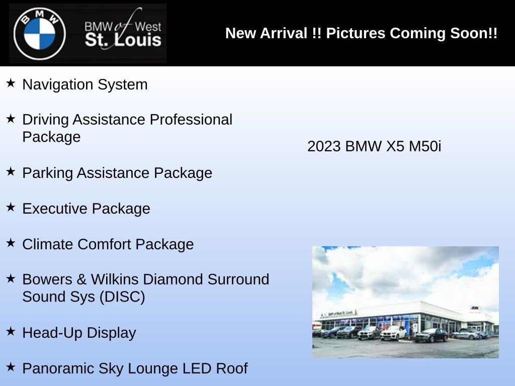 Used 2023 White BMW M50i image 3