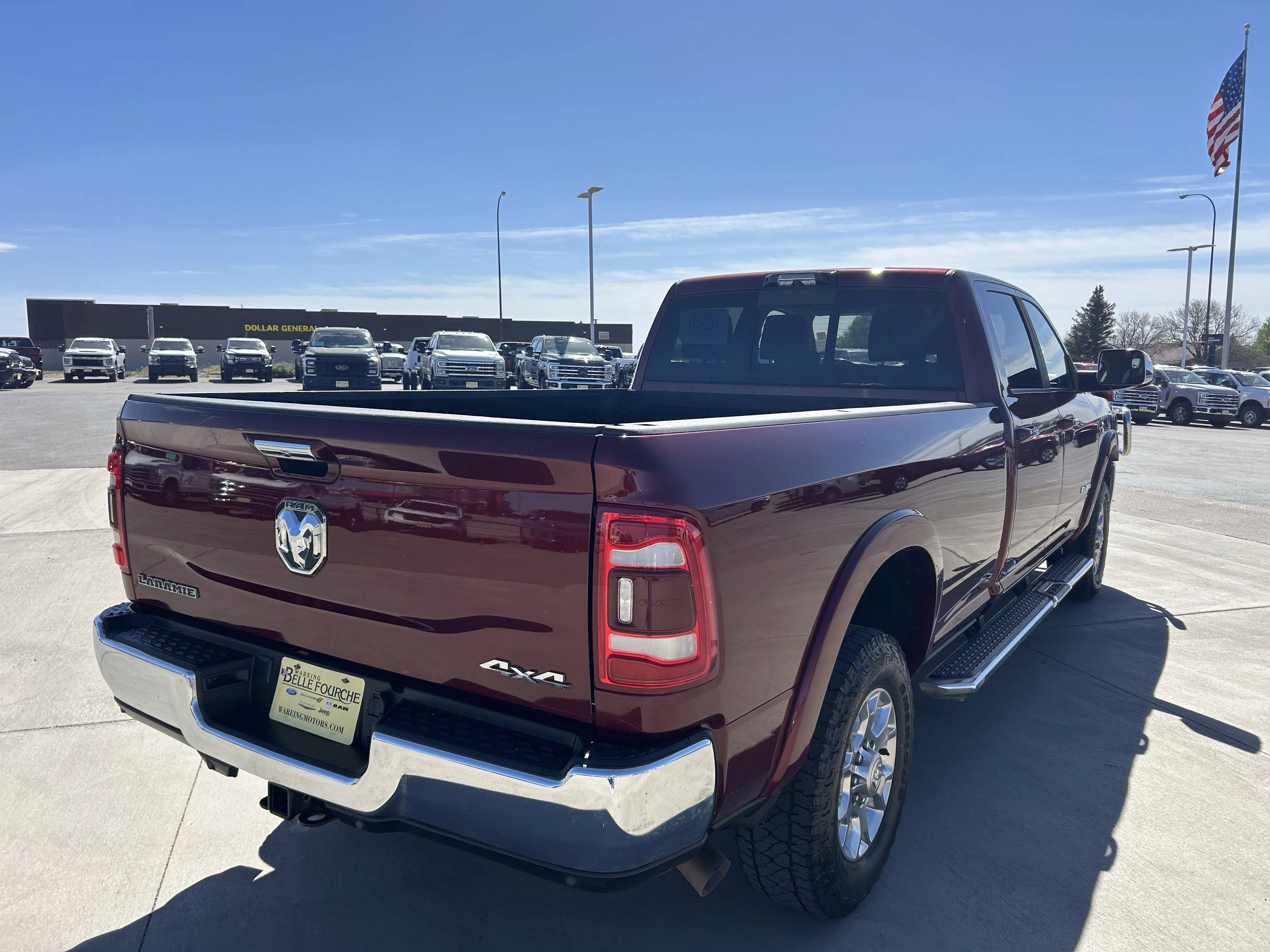 Used 2022 Maroon Ram Laramie image 2