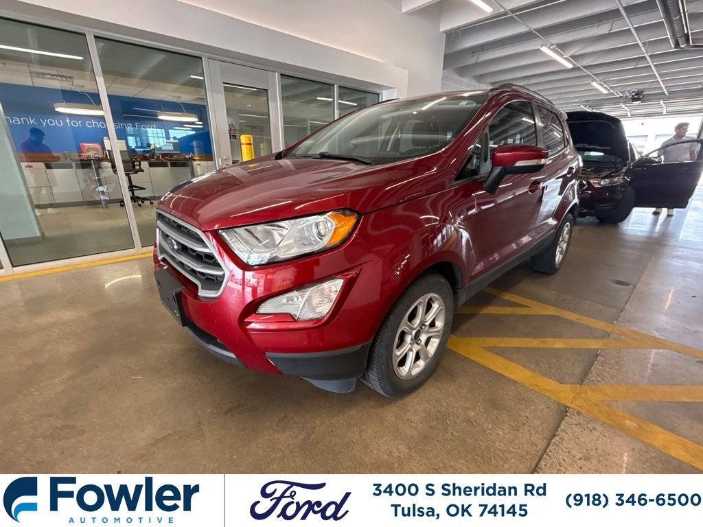 Used 2020 Ruby Red Metallic Tinted Clearcoat Ford SE image 1