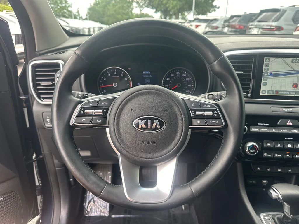 Used 2021 Blue Kia EX image 20