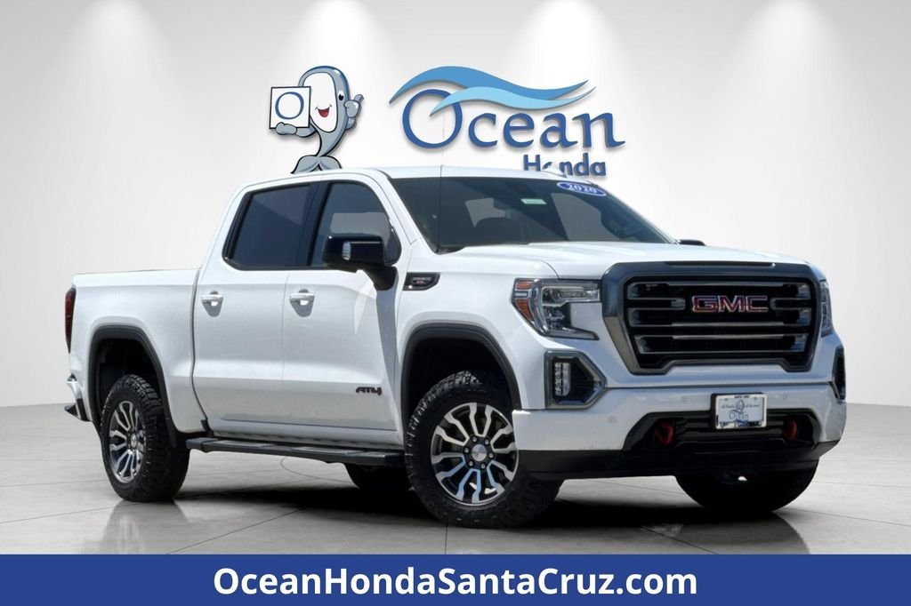 Used 2020 Summit White GMC AT4 image 1