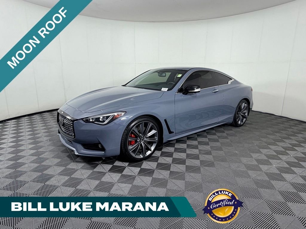 Certified Used 2022 Gray INFINITI Red Sport 400 image 1