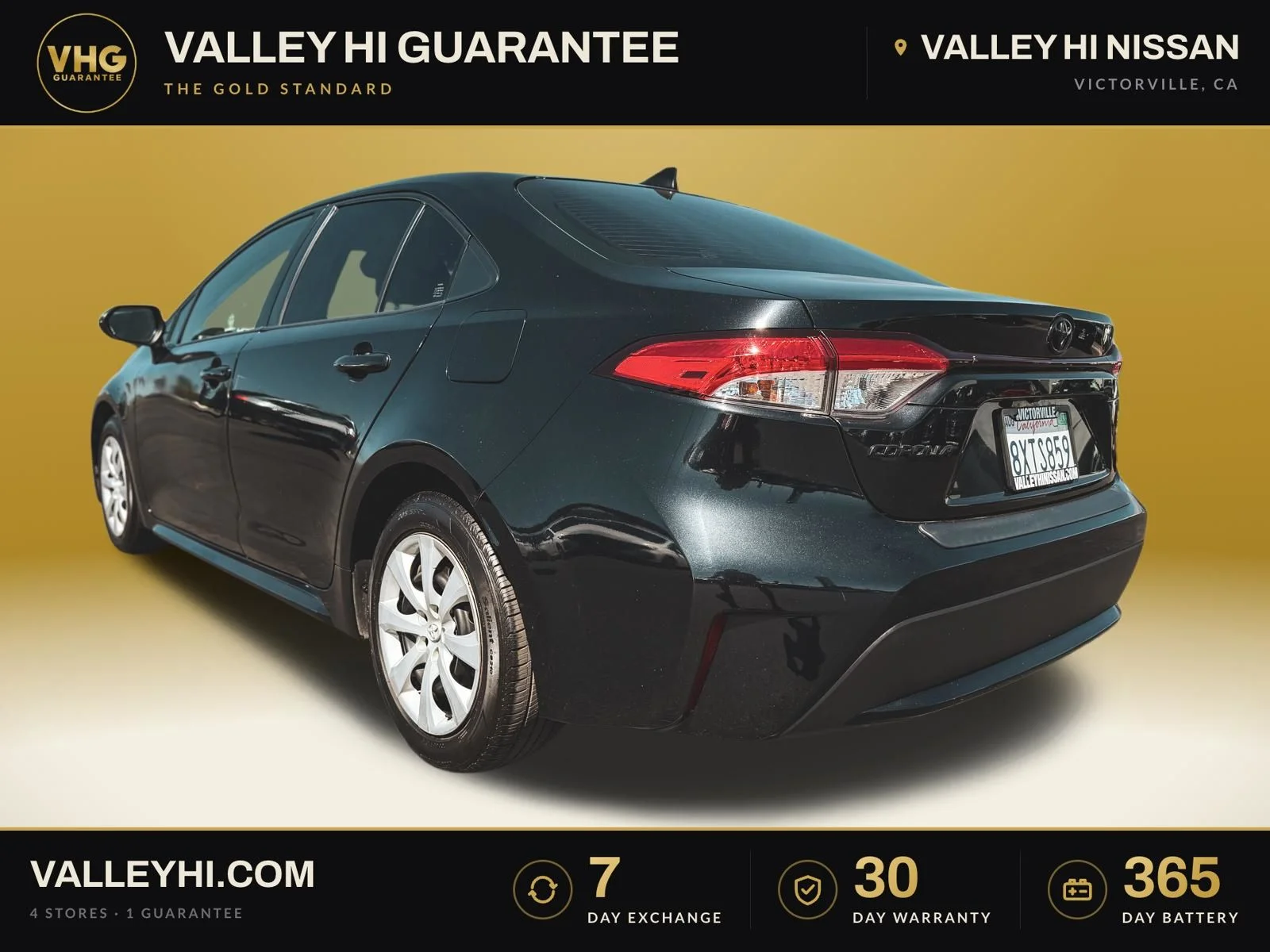 Used 2022 Black Toyota LE image 5