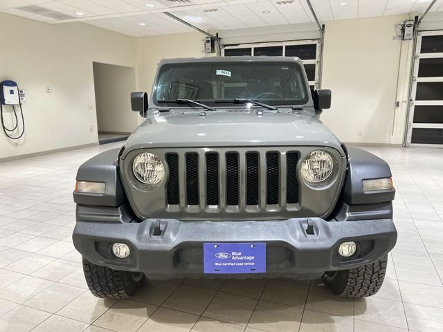 Used 2021 Gray Jeep Unlimited Sport image 8