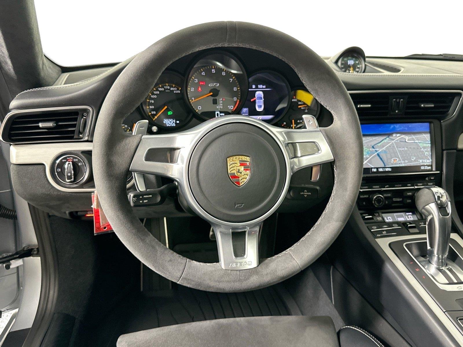 Certified Used 2015 Rhodium Silver Metallic Porsche GT3 image 18