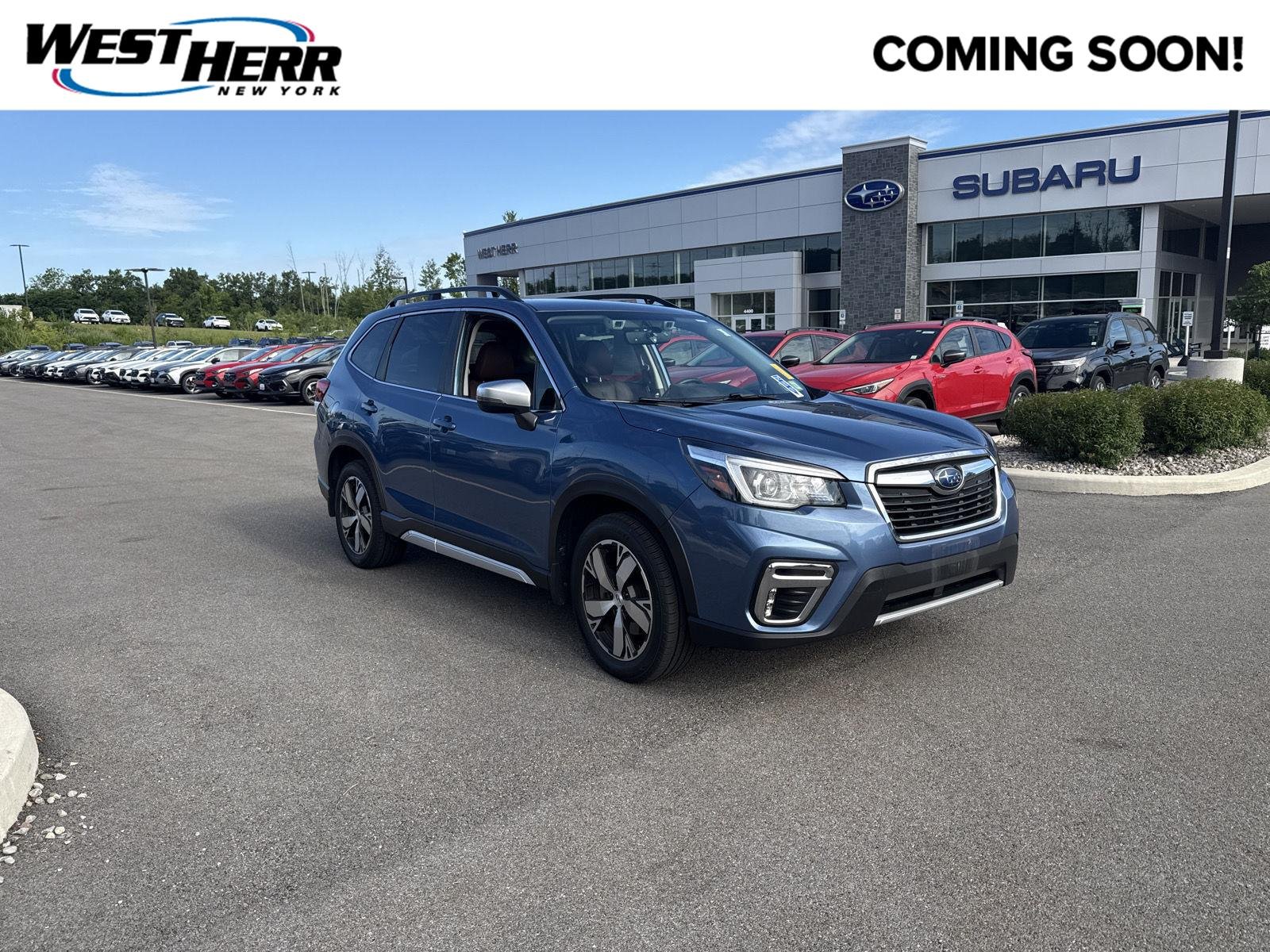 Used 2020 Horizon Blue Pearl Subaru Touring image 1