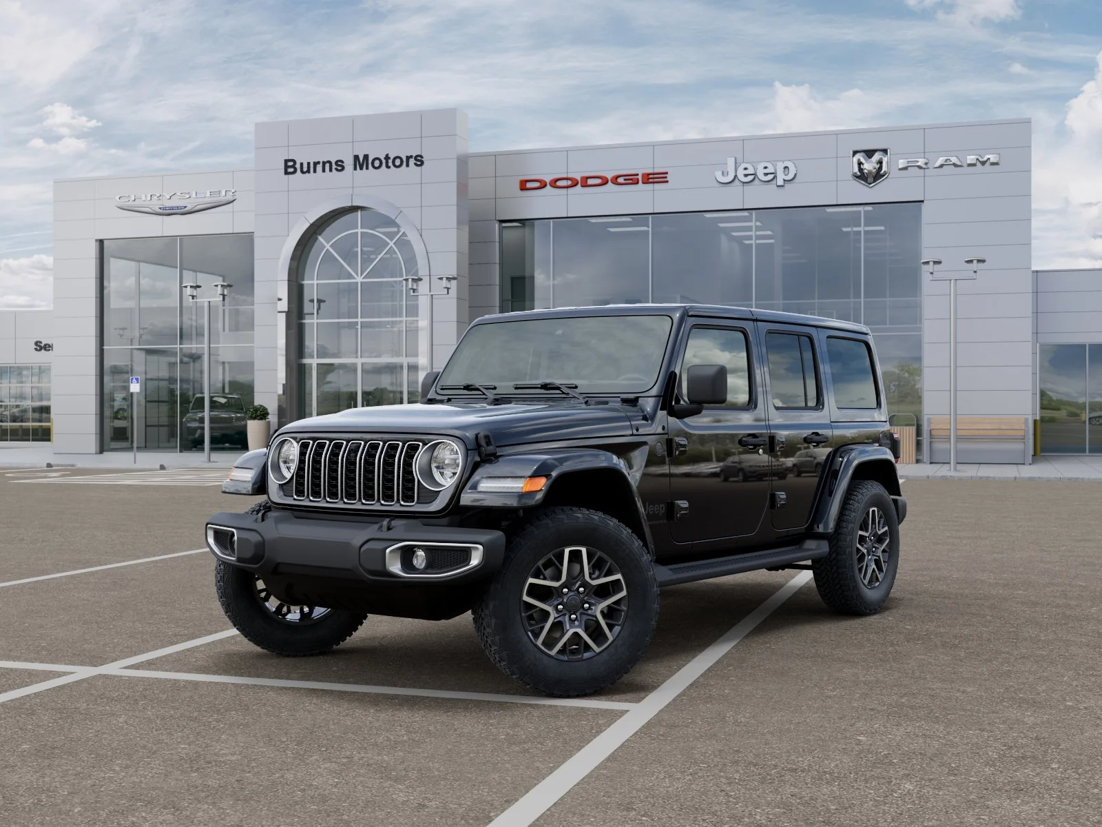 New 2026 Black Clear-Coat Exterior Paint Jeep Sahara 4-Door image 27