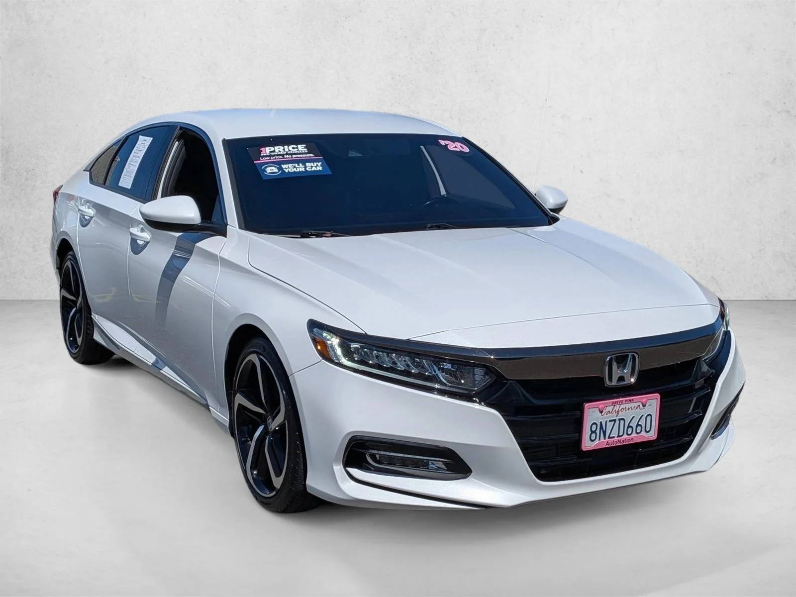 Used 2020 Platinum White Pearl Honda Sport image 3
