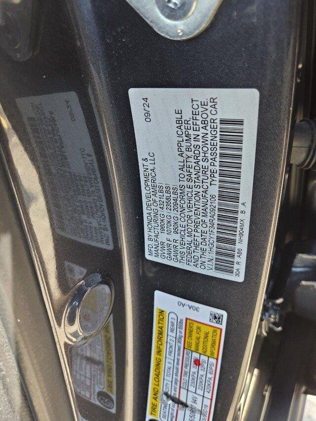 Certified Used 2024 Meteorite Gray Metallic Honda  image 31
