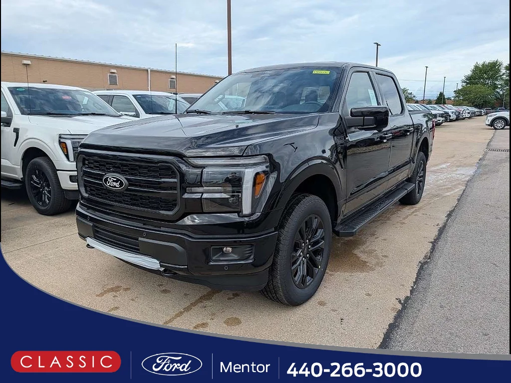 New 2026 Agate Black Metallic Ford Lariat® image 1