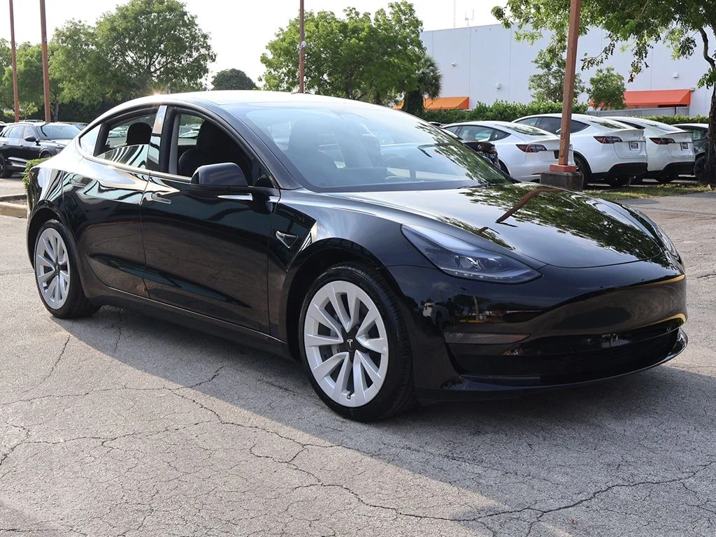 Used 2023 Tesla Model 3 Base with VIN 5YJ3E1EA7PF573432 for sale in Miami, FL