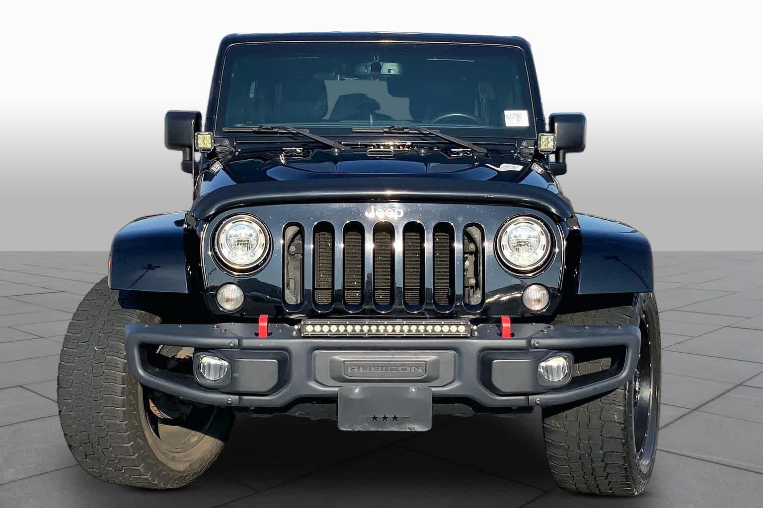 Used 2017 Black Clearcoat Jeep Rubicon Hard Rock image 4