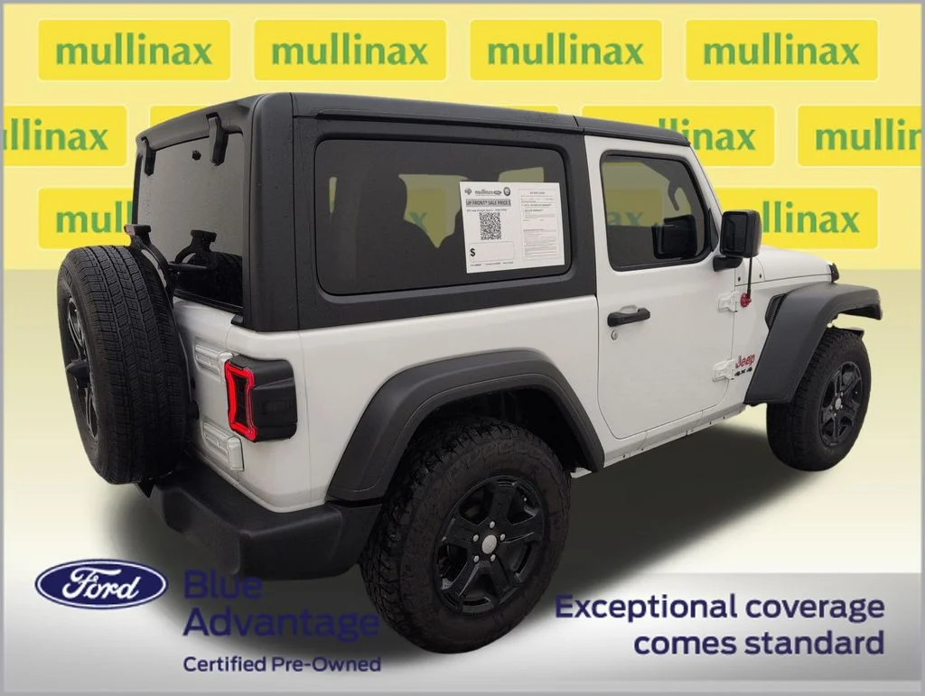 Certified Used 2019 White Jeep Sport S image 3