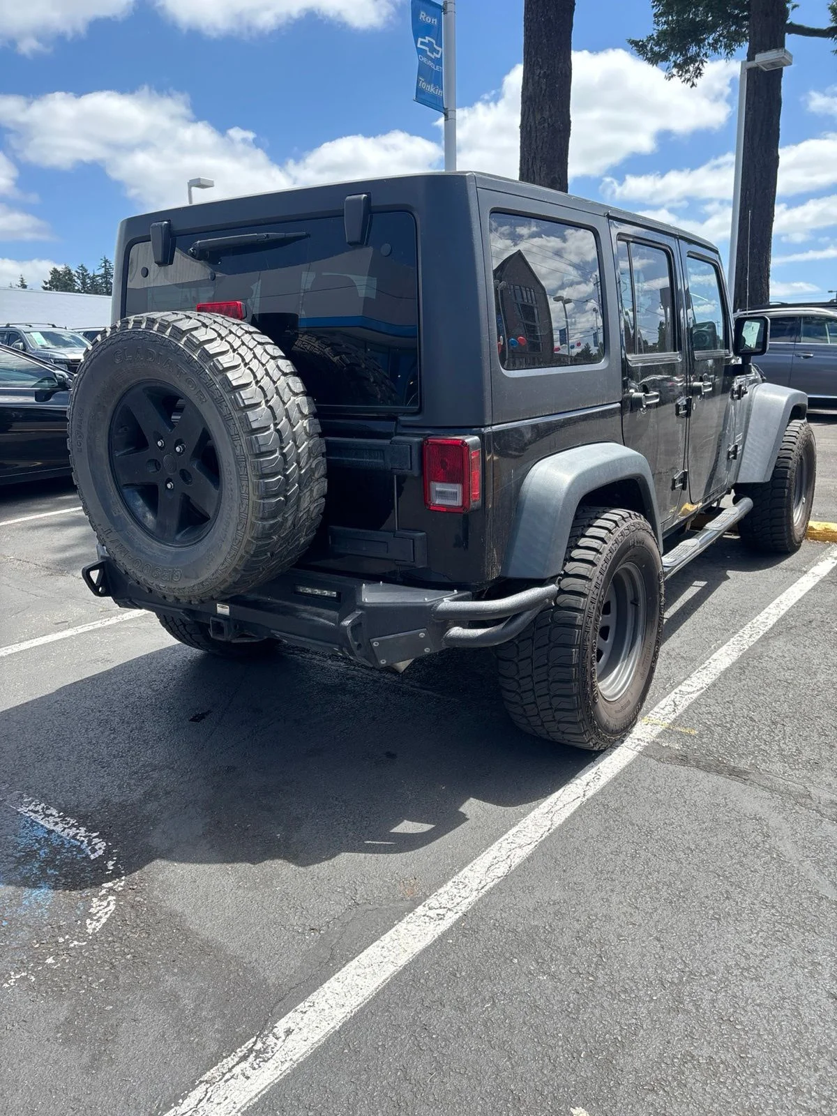 Used 2017 Black Clearcoat Jeep Unlimited Sport image 8