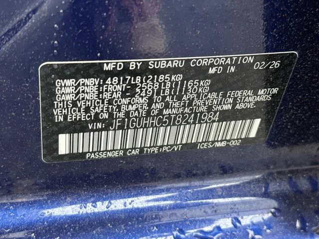Used 2026 Blue Subaru 2.5RS image 31