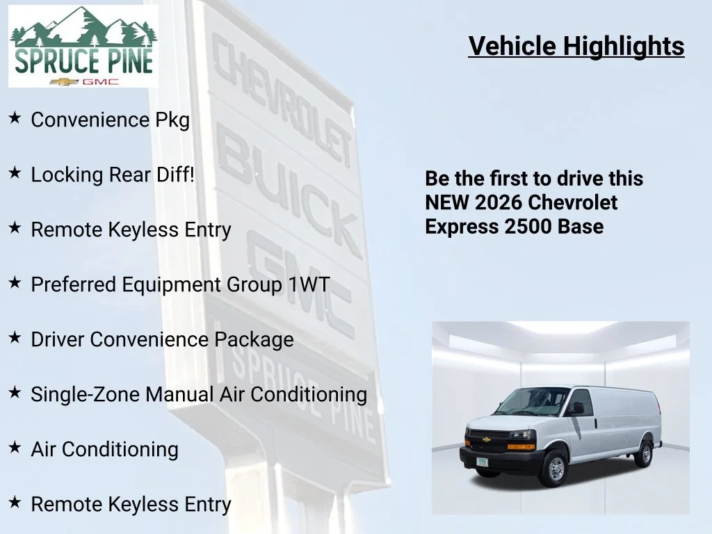 New 2026 White Chevrolet Work Van image 5