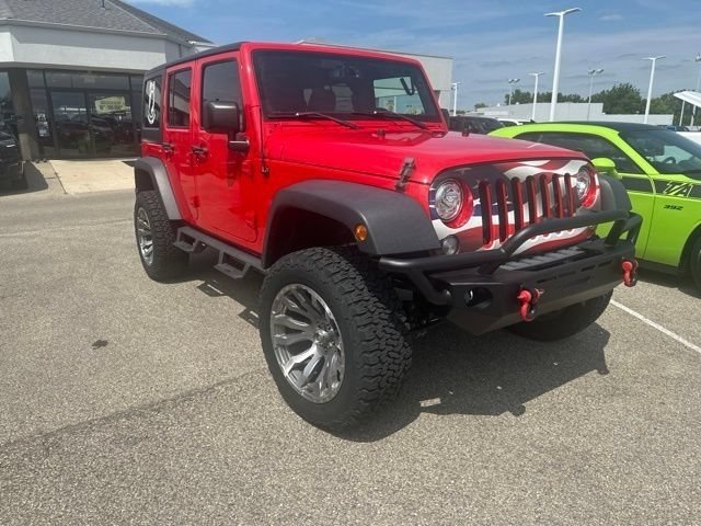Used 2018 Firecracker Red Clearcoat Jeep JK Unlimited Sport image 3