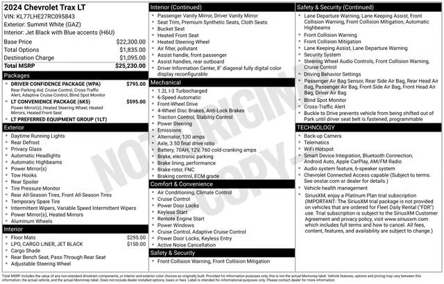 Used 2024 Summit White Chevrolet LT image 31