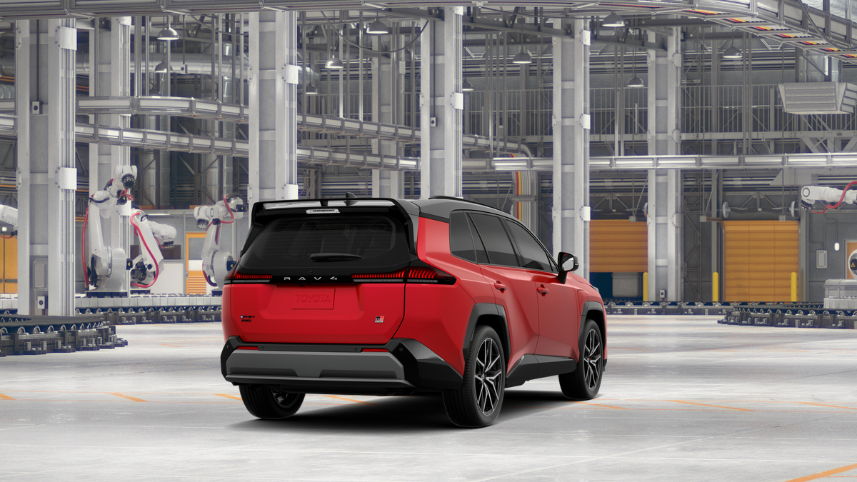 New 2026 Supersonic Red with Midnight Black Metallic roof Toyota GR SPORT image 9